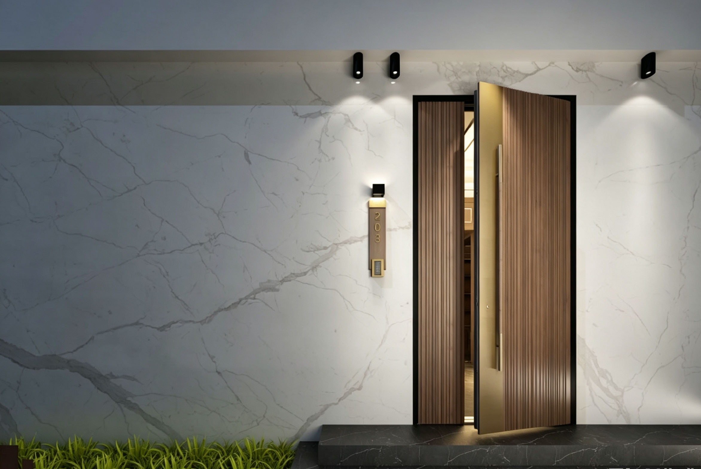 Aluminum Armored Door